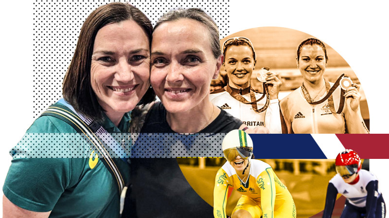 Anna Meares’ emotional reunion with bitter rival Victoria Pendleton