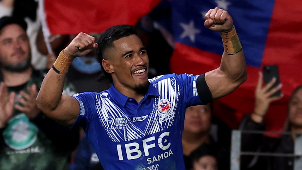 Samoa Rout France 78-4 at Rugby League World Cup as Fa'alogo Scores Four Off the Bench