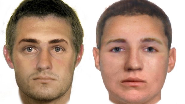 Police have released face-fit images of two men they believe were behind a ram-raid at the Spanish Australia Club in Narrabundah.