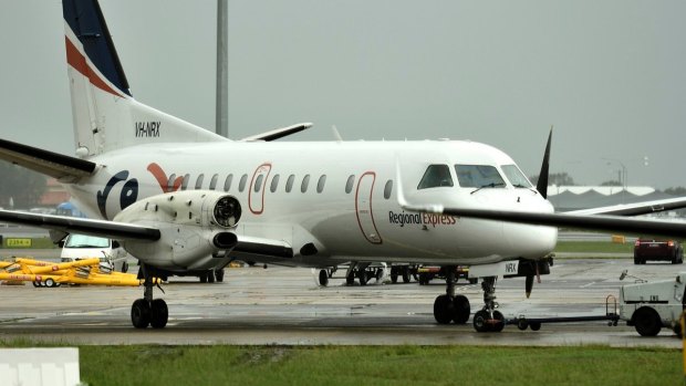 A propeller sheared off the Regional Express Saab 340 while the plane was mid-air in March 2017.