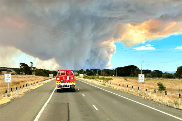 Fires are burning in Victoria while NSW braces for severe thunderstorms in the latest wild weather to sweep across Australia.