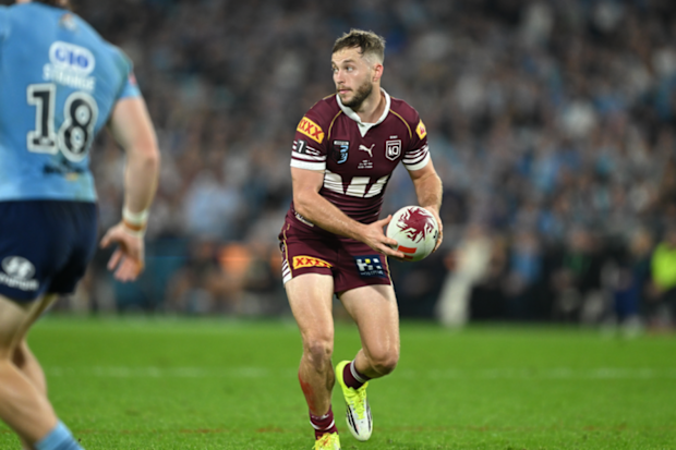 Sam Walker in action for the Queensland Maroons.
