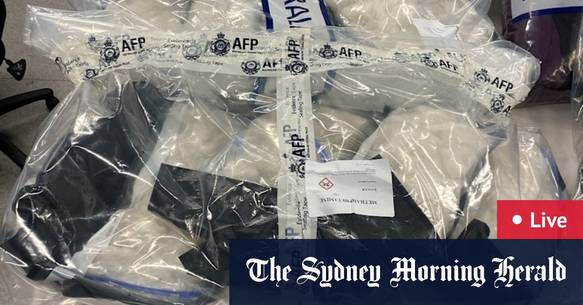 Brisbane news live: Qld man facing life imprisonment after allegedly trying to import $11m of meth