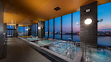 There's an onsen open to the public at the airport. 