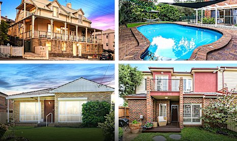 From an historic townhouse in Hobart, to a four-bedroom home with a pool near Brisbane, buyers can get a variety of properties for the national median house price.