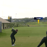 Cam Smith’s opening shot at the British Open on Thursday.