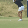 Australia’s Kyriacou almost made a second ace at the British Open. Then came a freak moment
