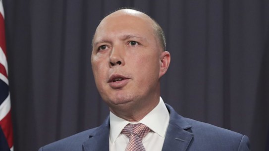 Peter Dutton said "two doctors from Nimbin" could recommend a detainee for transfer.