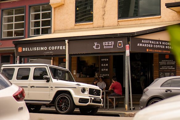 Outside Bellissimo Fortitude Valley.