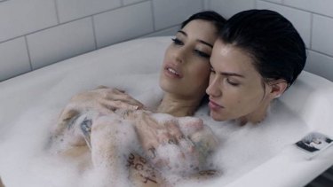 Ruby Rose and Jessica Origliasso in The Veronicas' On Your Side music video.