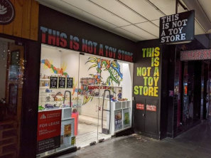 This is Not a Toy Store in Little Collins Street.