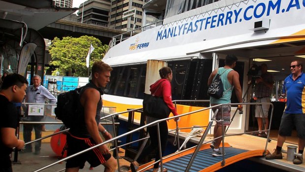Manly Fast Ferry has cut weekly services on the Circular Quay-Manly route by about a quarter. 