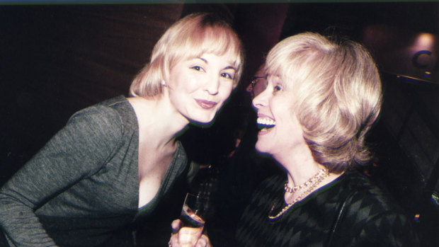 Cathy Godbold with her mother Rosemary Margan in 1997.