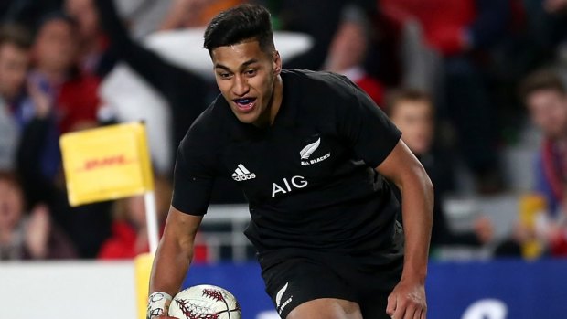 Locked in: Rieko Ioane has committed his future to the All Blacks.