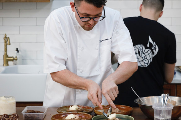 Lexus has collaborated with Melbourne chef Charlie Carrington of Atlas Dining.