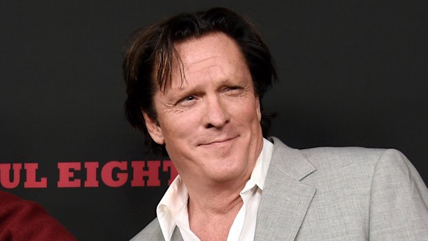 Michael Madsen appears at the premiere of The Hateful Eight in Los Angeles in 2015.