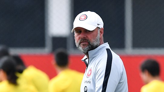 Wanderers assistant coach Jean-Paul de Marigny.