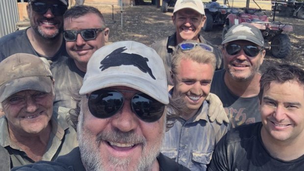 This South Sydney Rabbitohs cap, owned by Russell Crowe, was auctioned to raise money for the NSW Rural Fire Service after the devastating bushfires. 