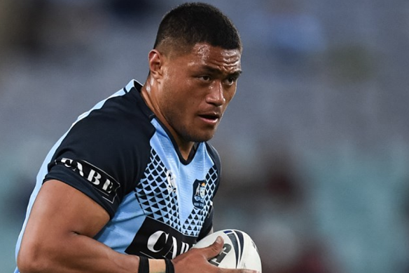 NSW coach Brad Fittler has his eye on Parramatta youngster Stefano Utoikamanu.