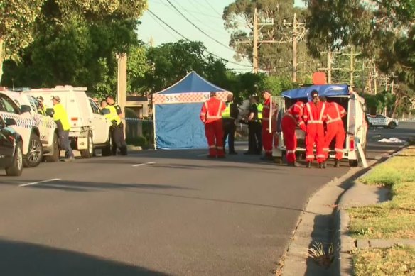 A man has died in a hit-run at Dingley Village.