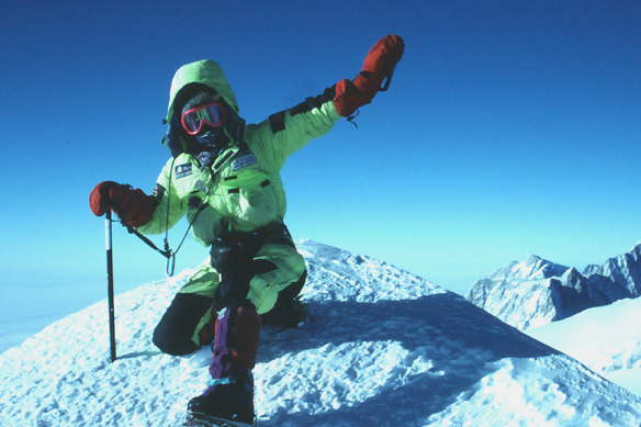 Mountain climber Brigitte Muir.