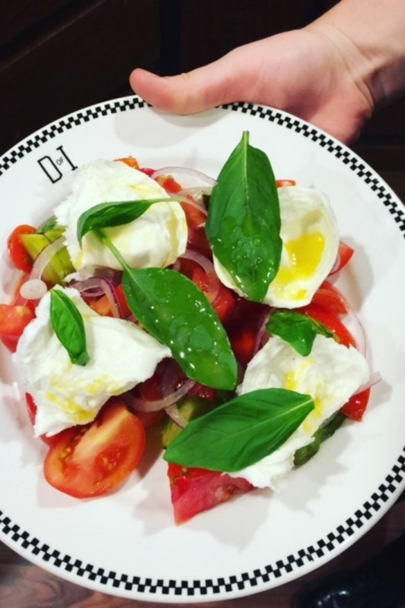 Caprese-style salad at the Bunyip.
