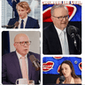 Anthony Albanese, Abbie Chatfield, Peter Dutton and Sam Fricker. 