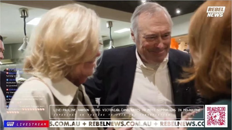 Liberal powerbroker shocks at Pauline Hanson's party
