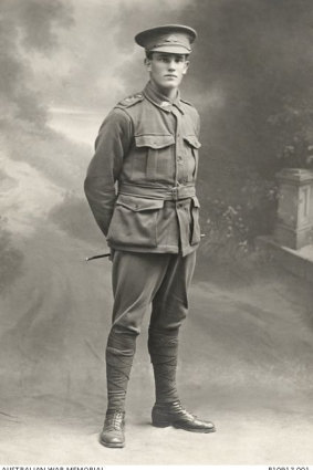 Albert Goodacre, from Woodstock near Cowra, was only 20 when he was mortally wounded during the assault on Broodseinde Ridge near Ypres on October 4, 1917. He took another two days to die.