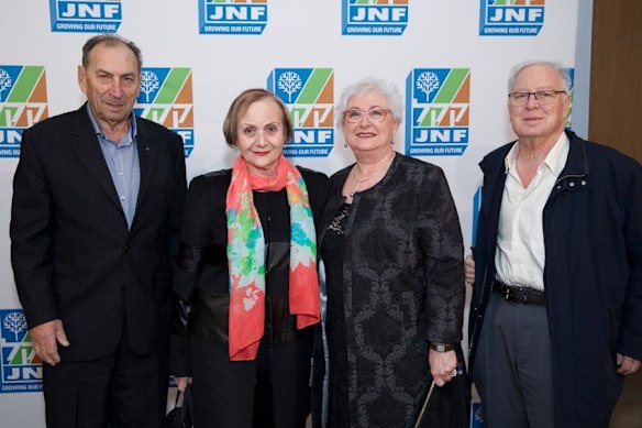 Edith Brutman (second from left) has been remembered as a devoted and passionate member of the Jewish community.