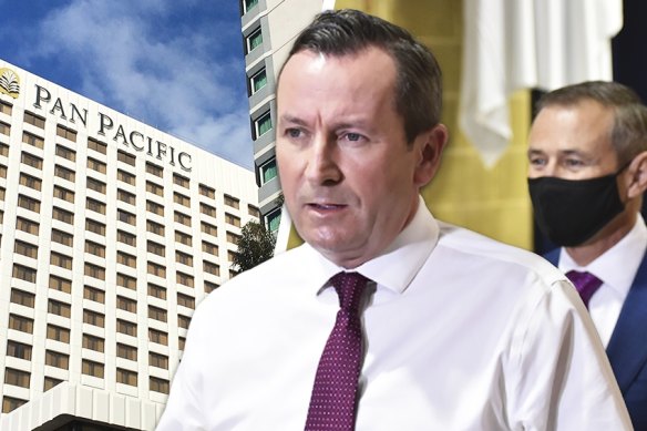Premier Mark McGowan and Health Minister Roger Cook were missing when another hotel quarantine leak emerged in Perth.