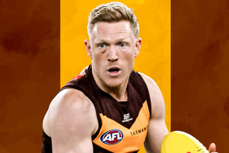 Hawthorn captain James Sicily is enjoying another outstanding season. 