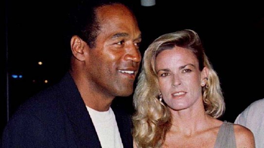 OJ Simpson with Nicole Brown in March 1994, just months before her murder.