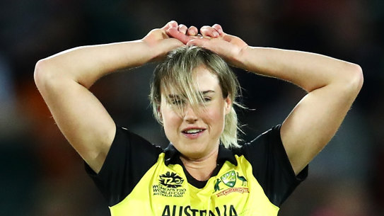 Hamstrung: Ellyse Perry will miss the rest of the Twenty20 and ODI series against New Zealand.