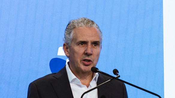 Creating options:  Telstra CEO Andy Penn.