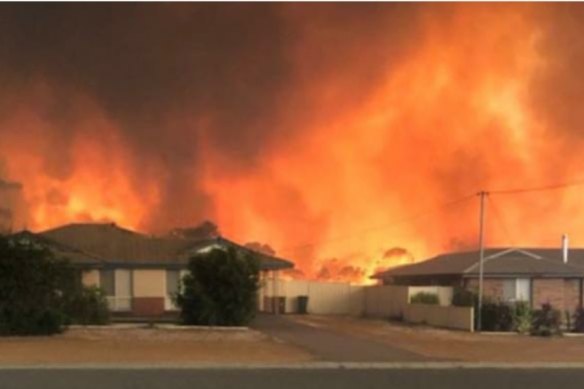 Two homes have been destroyed but there are fears more have been lost.