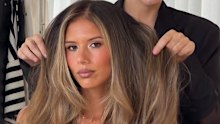 Hairdresser Caitlin Berry is one of a growing number of beauty industry workers trading services to save money.