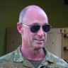 Senator David Van during a visit to Australia’s main operating base in the Middle East region in 2020.