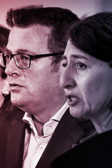 Premiers Daniel Andrews and Gladys Berejiklian have taken different paths out of lockdown.