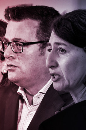 Premiers Daniel Andrews and Gladys Berejiklian have taken different paths out of lockdown.