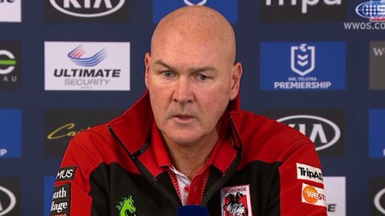 Under pressure ... Dragons coach Paul McGregor.