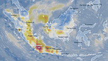 Smoke from fires in Indonesia has reached Australia’s north-west coast.
