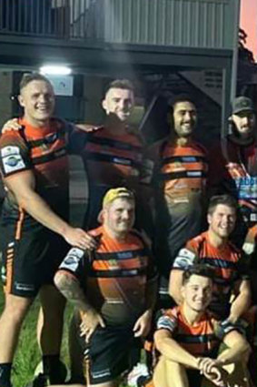 George Burgess pictured in Helensburgh Tigers team kit.