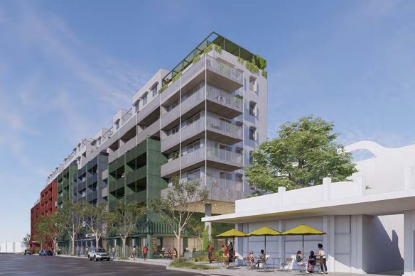 An artist’s impression of the proposed development at 467-473 Neerim Road near Murrumbeena station.