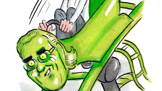 Clark Kirby is Graham Burke's choice to succeed him as Village Roadshow chief executive. Illustration: John Shakespeare