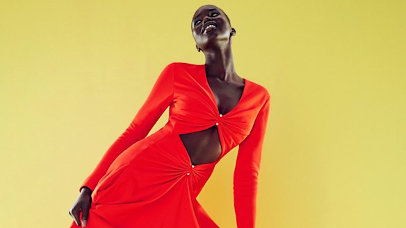 Sunday Life's photo shoot with Adut Akech earlier this year.