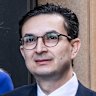 Dr Munjed Al Muderis (second from left) gave false evidence to the court that he was ambassadors to major charities. 