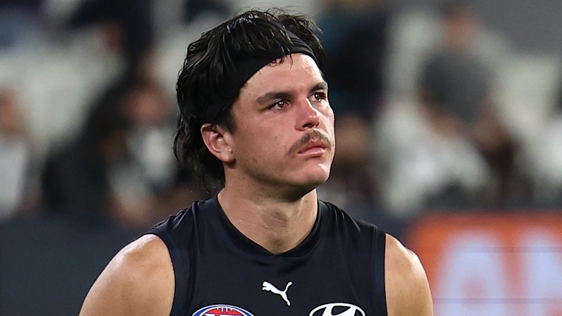 Carlton says Elijah Hollands has been admitted to hospital