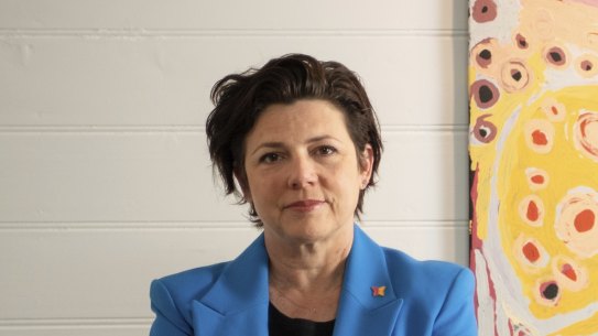 Georgie Harman, CEO of Beyond Blue at home