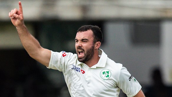 Irish paceman Stuart Thompson.